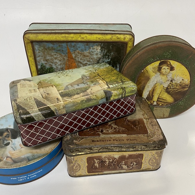 TIN, Vintage - Assorted